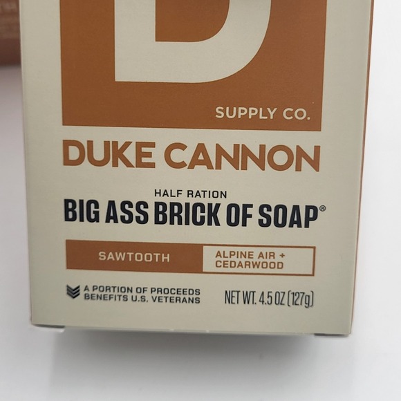 Lot of 3 Duke Cannon Sawtooth Half Ration Brick of Soap 4.5oz - Picture 2 of 5